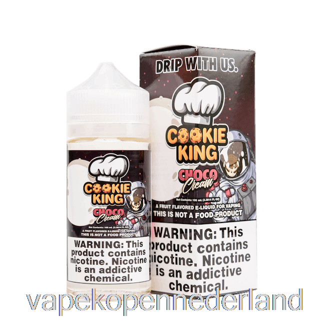 Vape Nederland Choco Crème - Cookie King - 100ml 3mg